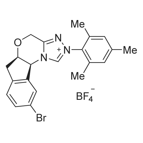 (5aR,10bS)-9-Bromo-2-mesityl-4,5a,6,10b-tetrahydroindeno[2,1-b][1,2,4]triazolo[4,3-d][1,4]oxazin-2-ium tetrafluoroborate