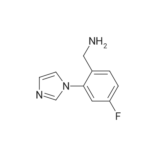 (4-Fluoro-2-(1H-imidazol-1-yl)phenyl)methanamine