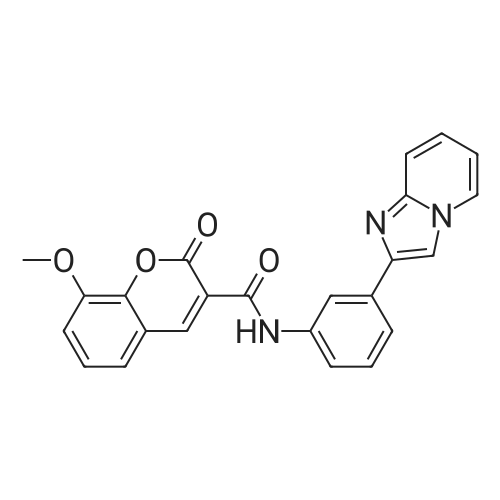N-(3-(Imidazo[1,2-a]pyridin-2-yl)phenyl)-8-methoxy-2-oxo-2H-chromene-3-carboxamide