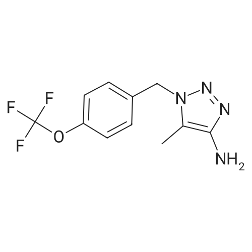 5-Methyl-1-(4-(trifluoromethoxy)benzyl)-1H-1,2,3-triazol-4-amine