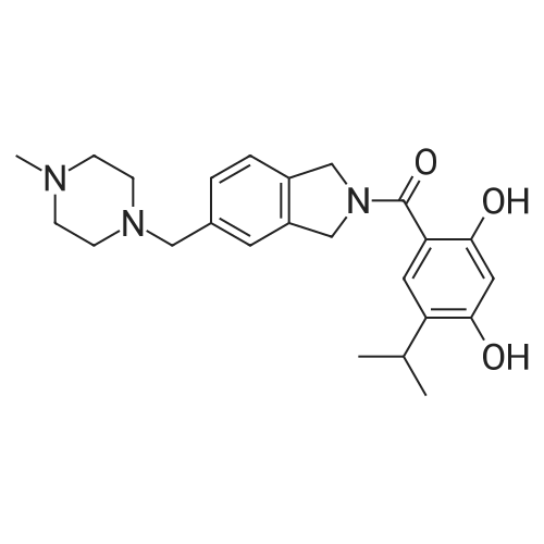 (2,4-Dihydroxy-5-isopropylphenyl)(5-((4-methylpiperazin-1-yl)methyl)isoindolin-2-yl)methanone