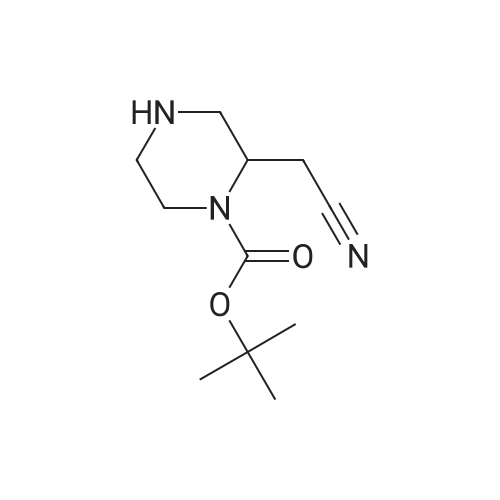 tert-Butyl 2-(cyanomethyl)piperazine-1-carboxylate