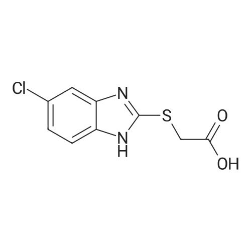 2-((5-Chloro-1H-benzo[d]imidazol-2-yl)thio)acetic acid