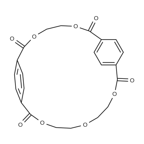 3,6,10,13,16-Pentaoxa-1,8(1,4)-dibenzenacycloheptadecaphane-2,7,9,17-tetraone