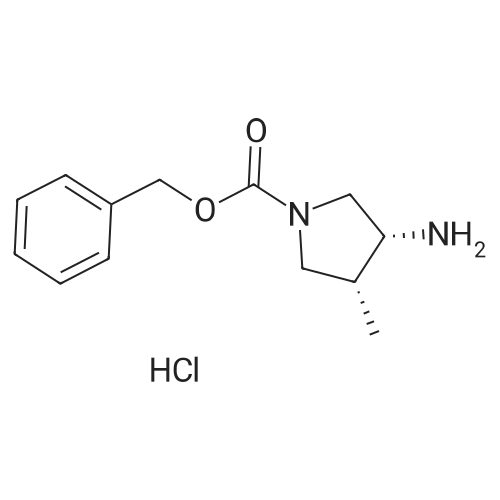 (3R,4R)-Benzyl 3-amino-4-methylpyrrolidine-1-carboxylate hydrochloride