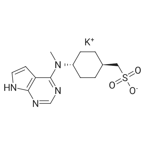 Potassium (trans-4-(methyl(7H-pyrrolo[2,3-d]pyrimidin-4-yl)amino)cyclohexyl)methanesulfonate