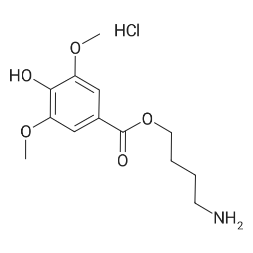 4-Aminobutyl 4-hydroxy-3,5-dimethoxybenzoate hydrochloride