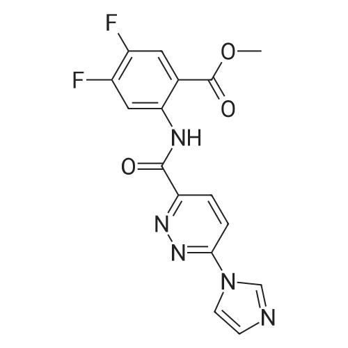 Methyl 2-(6-(1H-imidazol-1-yl)pyridazine-3-carboxamido)-4,5-difluorobenzoate