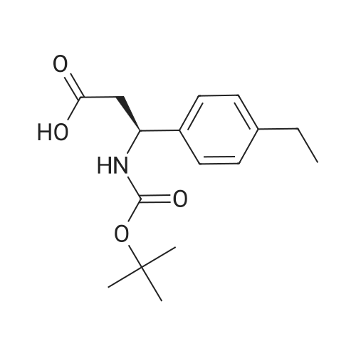 (S)-3-((tert-Butoxycarbonyl)amino)-3-(4-ethylphenyl)propanoic acid