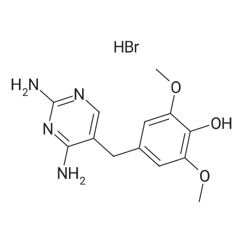 4-((2,4-Diaminopyrimidin-5-yl)methyl)-2,6-dimethoxyphenol hydrobromide