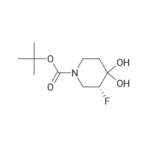 tert-Butyl (R)-3-fluoro-4,4-dihydroxypiperidine-1-carboxylate
