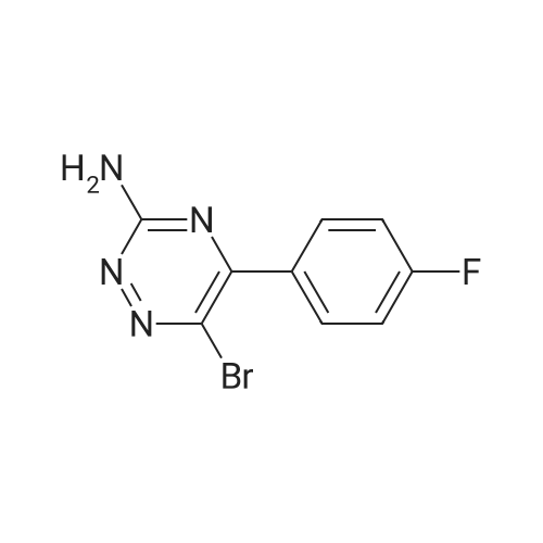 6-Bromo-5-(4-fluorophenyl)-1,2,4-triazin-3-amine