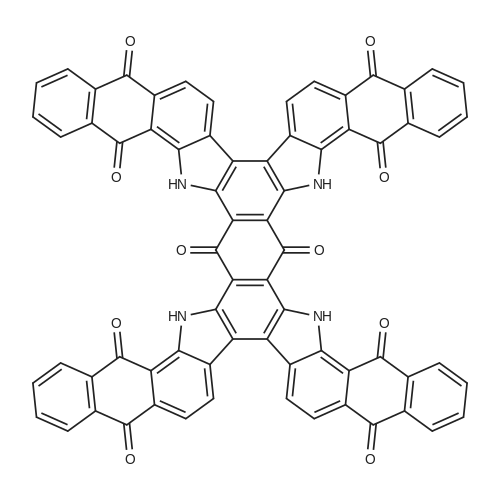Bisnaphth[2',3':6,7]indolo[2,3-c:2',3'-c']dinaphtho[2,3-i:2',3'-i']benzo[1,2-a:5,4-a']dicarbazole-5,7,9,14,19,24,26,28,33,38-decone, 6,8,25,27-tetrahydro-