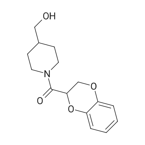 (2,3-Dihydrobenzo[b][1,4]dioxin-2-yl)(4-(hydroxymethyl)piperidin-1-yl)methanone
