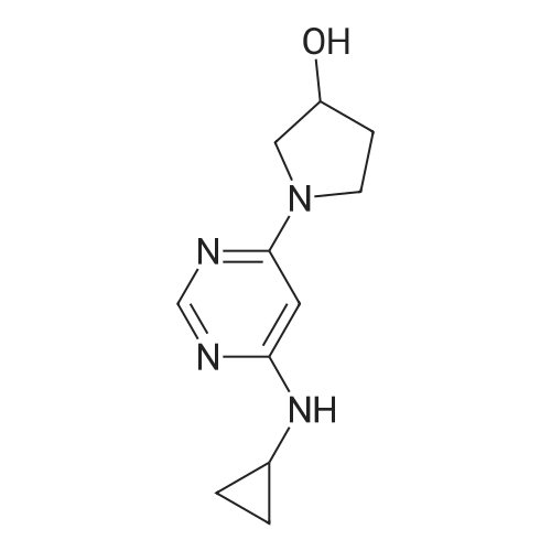 1-(6-(Cyclopropylamino)pyrimidin-4-yl)pyrrolidin-3-ol