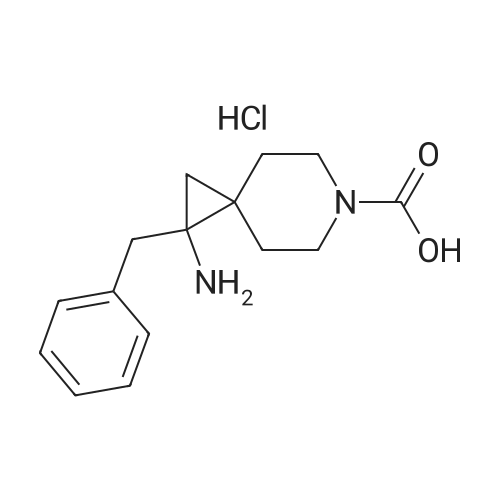 1-Amino-1-benzyl-6-azaspiro[2.5]octane-6-carboxylic acid hydrochloride