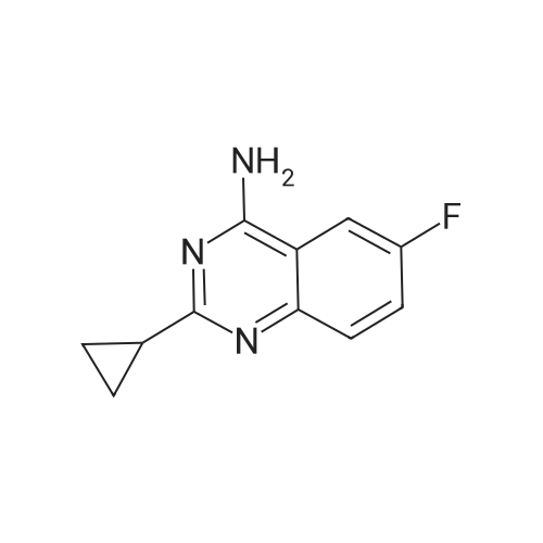 2-Cyclopropyl-6-fluoroquinazolin-4-amine