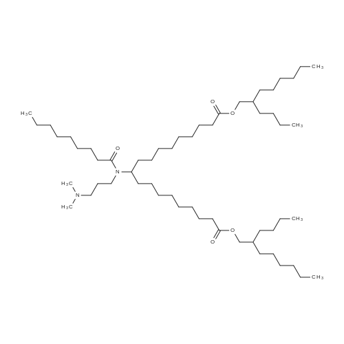 1,19-Bis(2-butyloctyl) 10-[[3-(dimethylamino)propyl](1-oxononyl)amino]nonadecanedioate