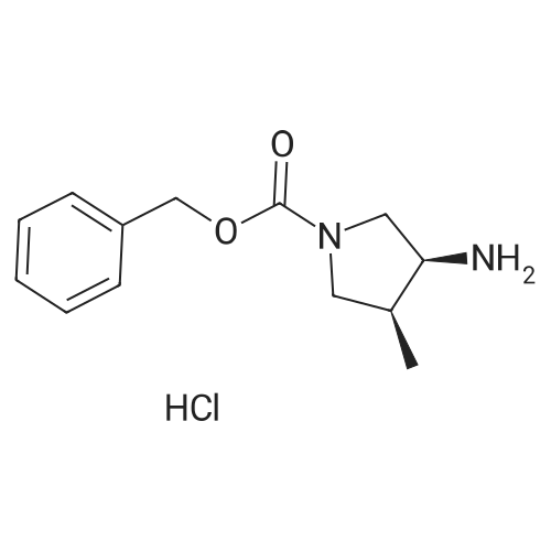 (3S,4S)-Benzyl 3-amino-4-methylpyrrolidine-1-carboxylate hydrochloride
