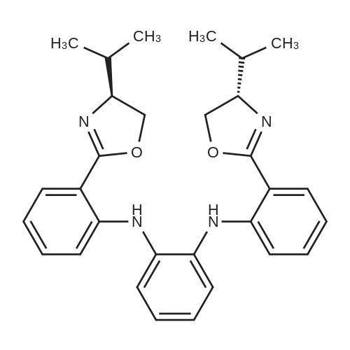 N1,N2-Bis(2-((S)-4-isopropyl-4,5-dihydrooxazol-2-yl)phenyl)benzene-1,2-diamine