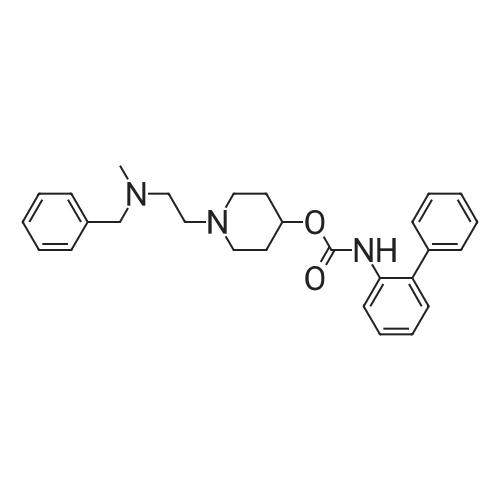 1-(2-(Benzyl(methyl)amino)ethyl)piperidin-4-yl [1,1'-biphenyl]-2-ylcarbamate