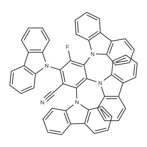 2,3,4,6-Tetra(9H-carbazol-9-yl)-5-fluorobenzonitrile