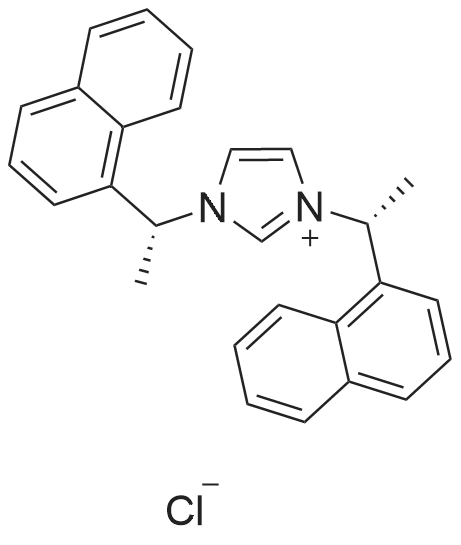 1,3-Bis((R)-1-(naphthalen-1-yl)ethyl)-1H-imidazol-3-ium chloride