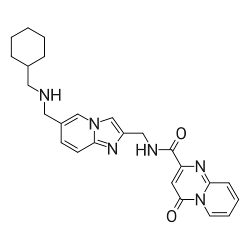 N-((6-(((Cyclohexylmethyl)amino)methyl)imidazo[1,2-a]pyridin-2-yl)methyl)-4-oxo-4H-pyrido[1,2-a]pyrimidine-2-carboxamide