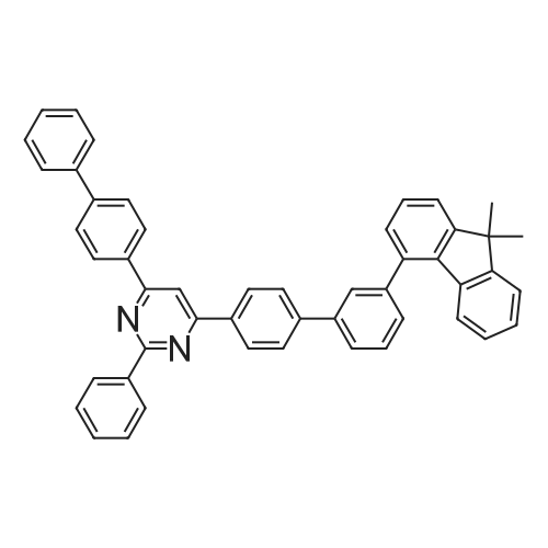 4-([1,1'-Biphenyl]-4-yl)-6-(3'-(9,9-dimethyl-9H-fluoren-4-yl)-[1,1'-biphenyl]-4-yl)-2-phenylpyrimidine