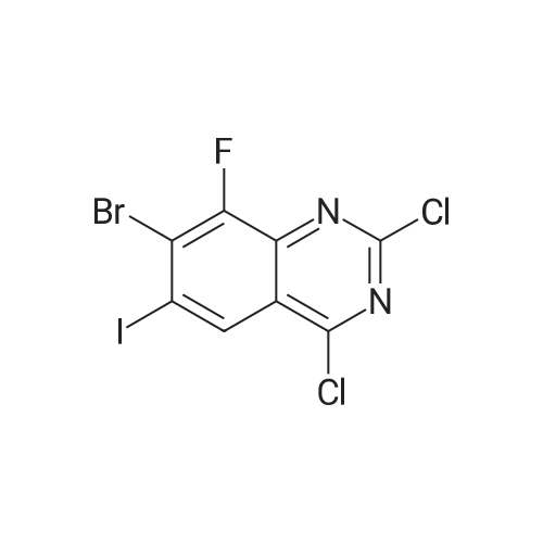 7-Bromo-2,4-dichloro-8-fluoro-6-iodoquinazoline