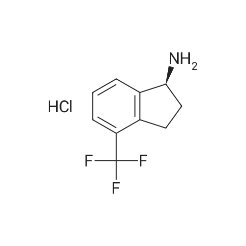 (S)-4-(Trifluoromethyl)-2,3-dihydro-1H-inden-1-amine hydrochloride