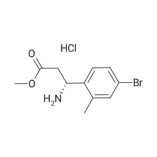 Methyl (R)-3-amino-3-(4-bromo-2-methylphenyl)propanoate hydrochloride