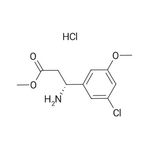 Methyl (R)-3-amino-3-(3-chloro-5-methoxyphenyl)propanoate hydrochloride