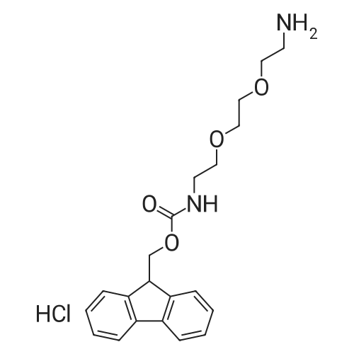 (9H-Fluoren-9-yl)methyl (2-(2-(2-aminoethoxy)ethoxy)ethyl)carbamate hydrochloride