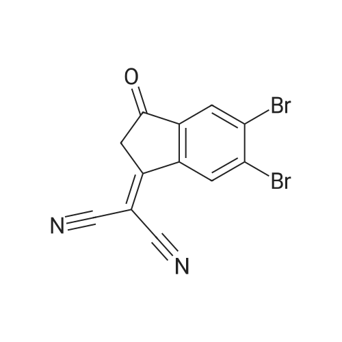 2-(5,6-Dibromo-3-oxo-2,3-dihydro-1H-inden-1-ylidene)malononitrile