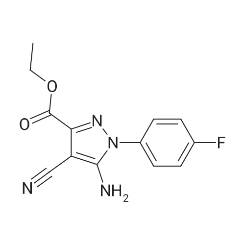 Ethyl 5-amino-4-cyano-1-(4-fluorophenyl)-1H-pyrazole-3-carboxylate