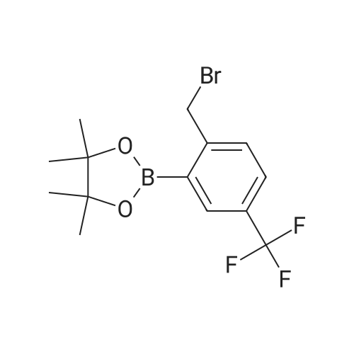 2-(2-(Bromomethyl)-5-(trifluoromethyl)phenyl)-4,4,5,5-tetramethyl-1,3,2-dioxaborolane