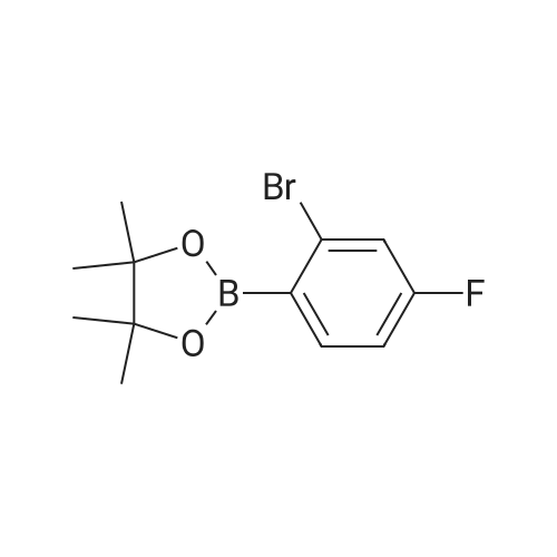 2-(2-Bromo-4-fluorophenyl)-4,4,5,5-tetramethyl-1,3,2-dioxaborolane