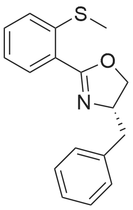 (S)-4-Benzyl-2-(2-(methylthio)phenyl)-4,5-dihydrooxazole