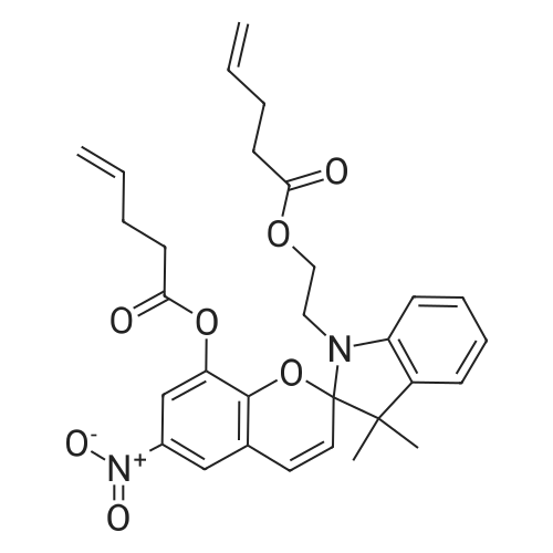 3',3'-Dimethyl-6-nitro-1'-(2-(pent-4-enoyloxy)ethyl)spiro[chromene-2,2'-indolin]-8-yl pent-4-enoate