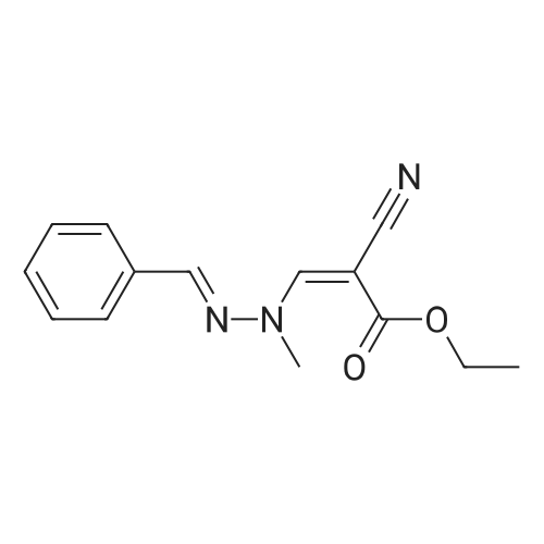 Ethyl 3-(2-(benzylidene)-1-methylhydrazinyl)-2-cyanoacrylate