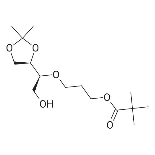 3-((S)-1-((R)-2,2-Dimethyl-1,3-dioxolan-4-yl)-2-hydroxyethoxy)propyl pivalate