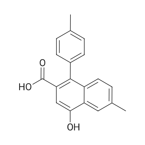 4-Hydroxy-6-methyl-1-(p-tolyl)-2-naphthoic acid