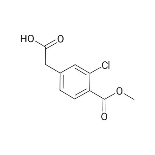 2-(3-Chloro-4-(methoxycarbonyl)phenyl)acetic acid