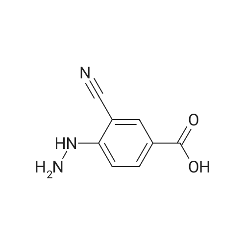3-Cyano-4-hydrazinylbenzoic acid
