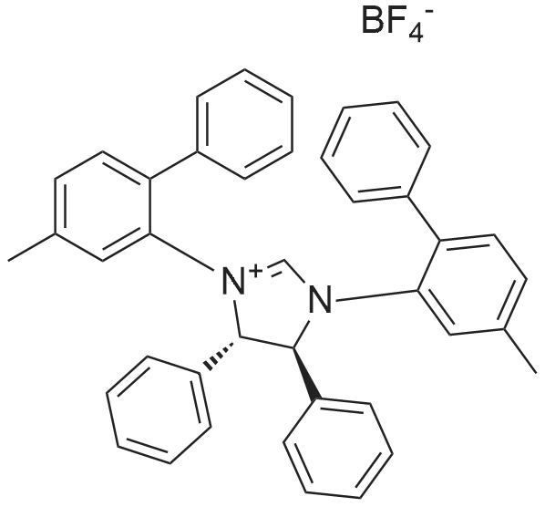 (4S,5S)-1,3-Bis(4-methyl-[1,1'-biphenyl]-2-yl)-4,5-diphenyl-4,5-dihydro-1H-imidazol-3-ium tetrafluoroborate