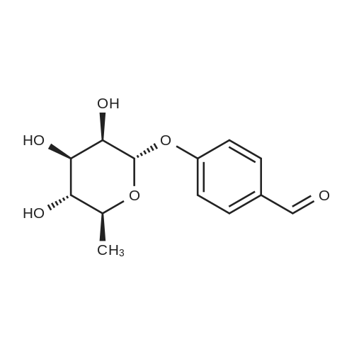 4-Hydroxybenzaldehyde rhamnoside