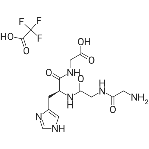 (S)-2-(2-(2-(2-Aminoacetamido)acetamido)-3-(1H-imidazol-4-yl)propanamido)acetic acid 2,2,2-trifluoroacetate