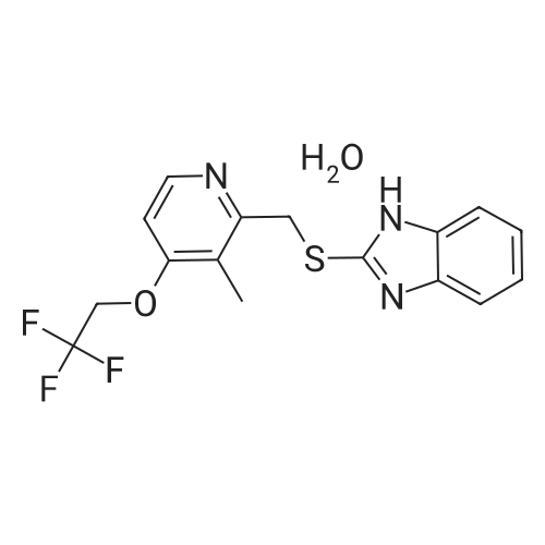 2-(((3-Methyl-4-(2,2,2-trifluoroethoxy)pyridin-2-yl)methyl)thio)-1H-benzo[d]imidazole hydrate