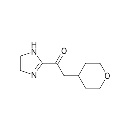 1-(1H-Imidazol-2-yl)-2-(tetrahydro-2H-pyran-4-yl)ethanone
